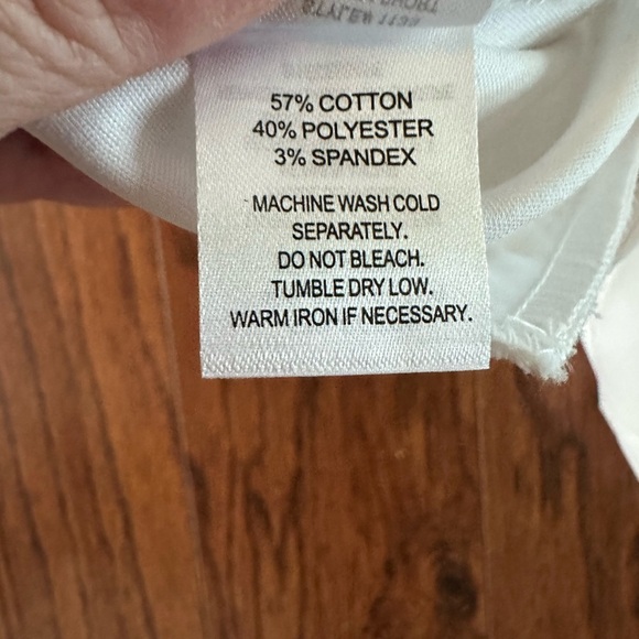 Crosby White Bermuda Shorts Tailored Cotton Blend - Picture 3 of 4